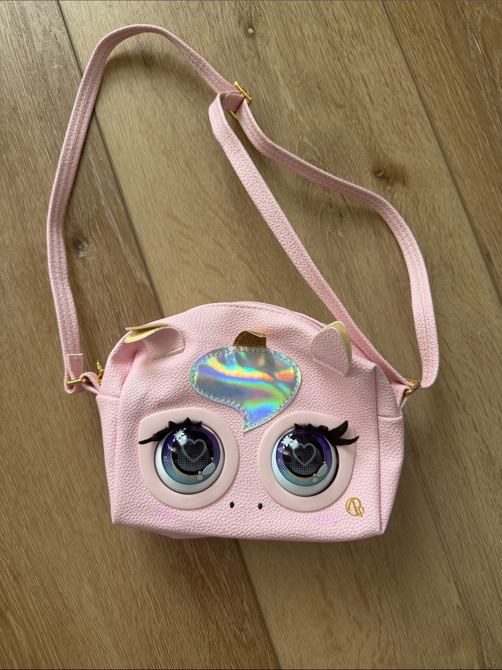 Kids Pink Unicorn Crossbody Bag by